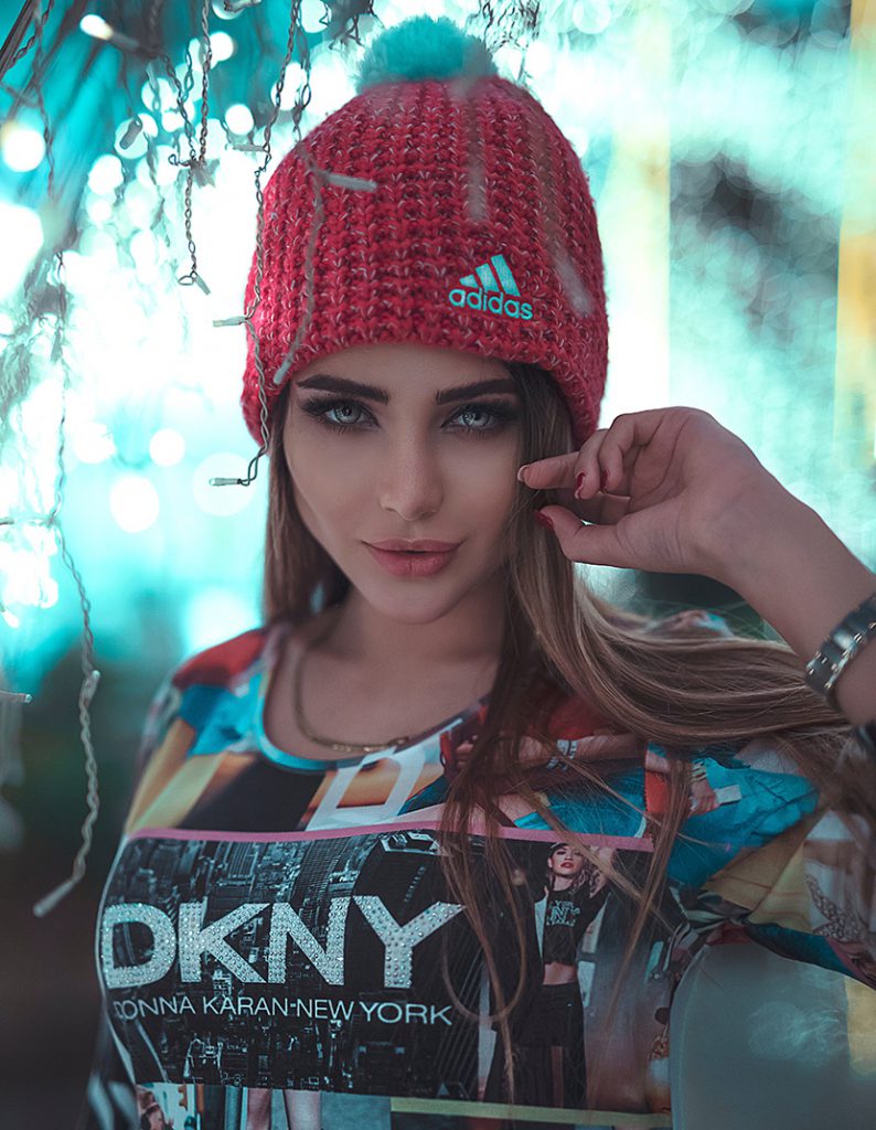 DKNY&adidas混搭模特