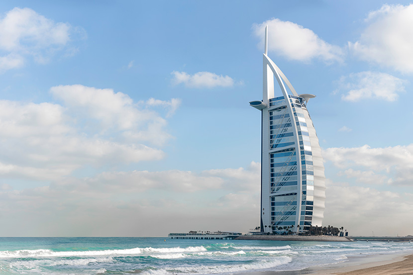 迪拜阿拉伯塔帆船酒店共有56层321米高-2