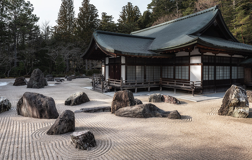 日本古建筑枯山水园林艺术
