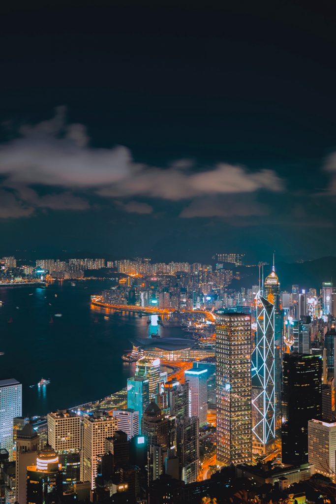 香港都市夜景