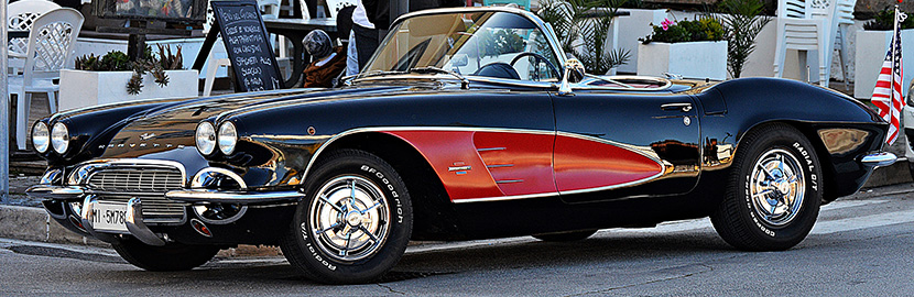 雪佛兰Corvette美国国宝级超级跑车老式跑车