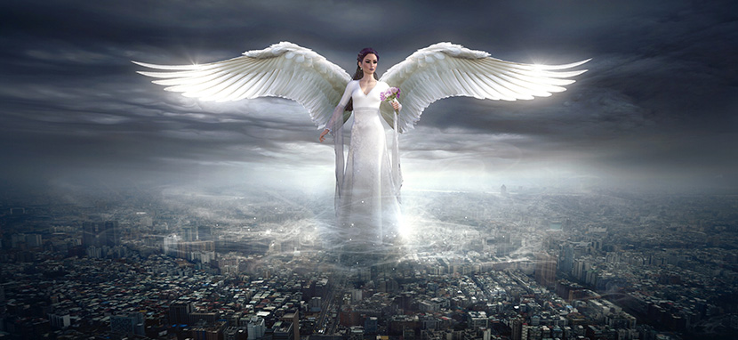 都市上空的天使