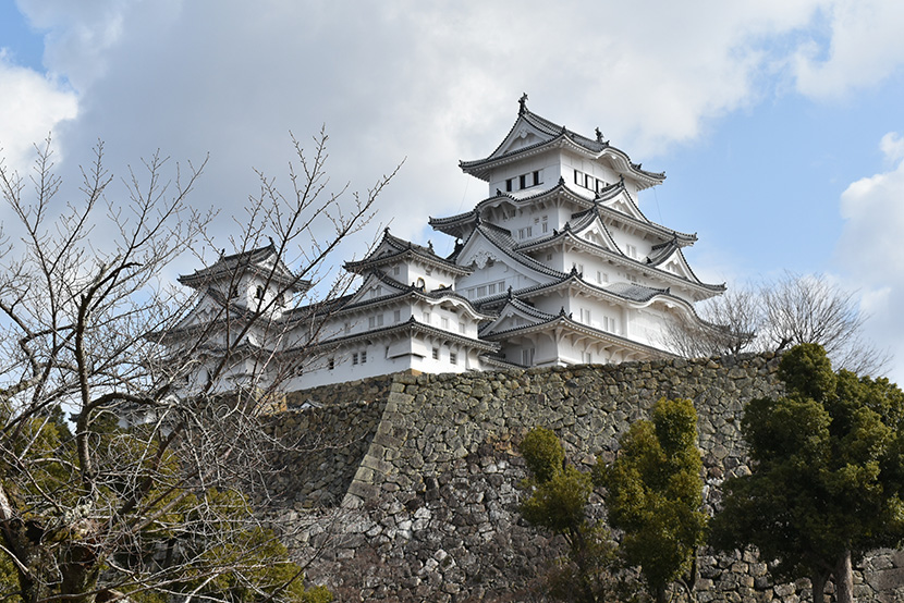 日本神户Himeji Castle姬路城堡，是17世纪早期建筑，也是保存最为完好的