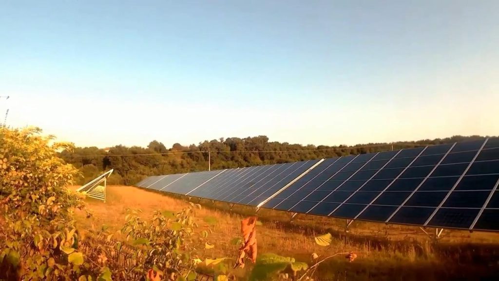 太阳能发电基地短视频素材