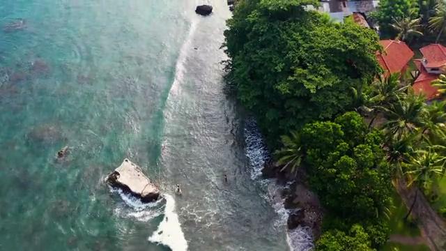 海边度假别墅森林航拍短视频素材【4K】