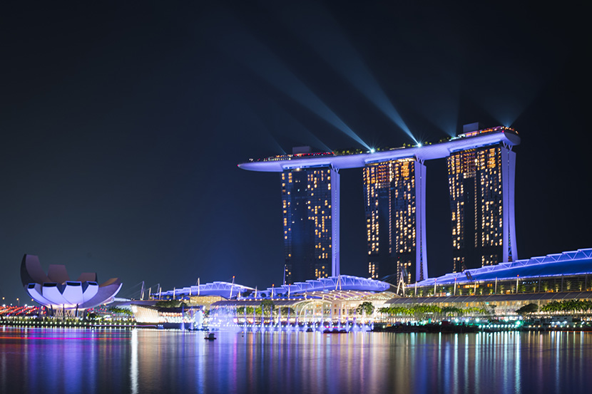 新加坡都市夜景