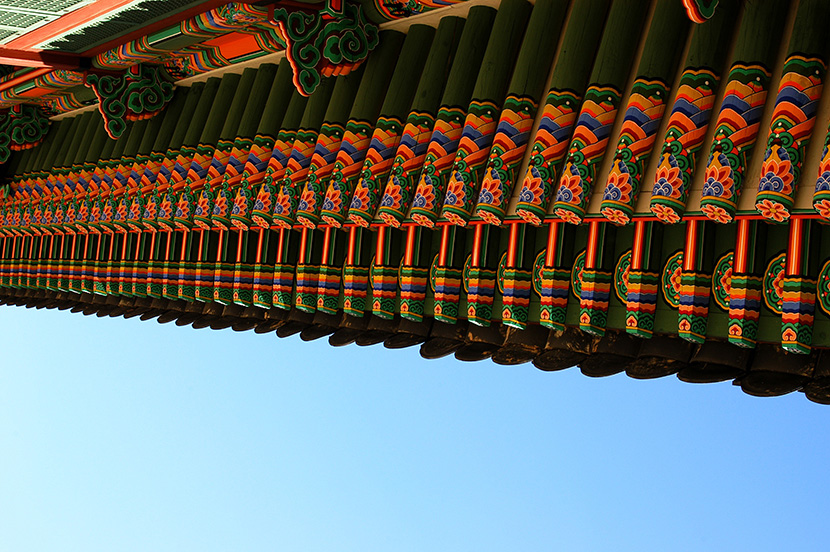 韩国的中式建筑局部纹饰