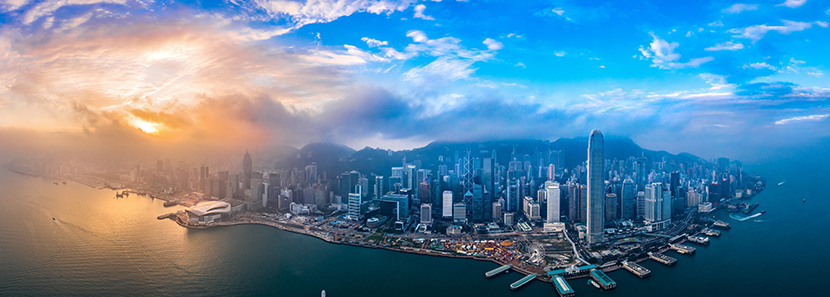 香港全景航拍图