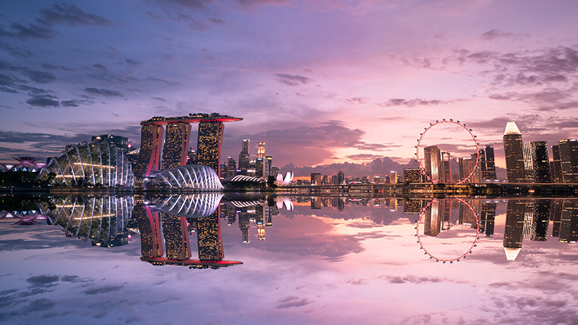 新加坡都市高层建筑