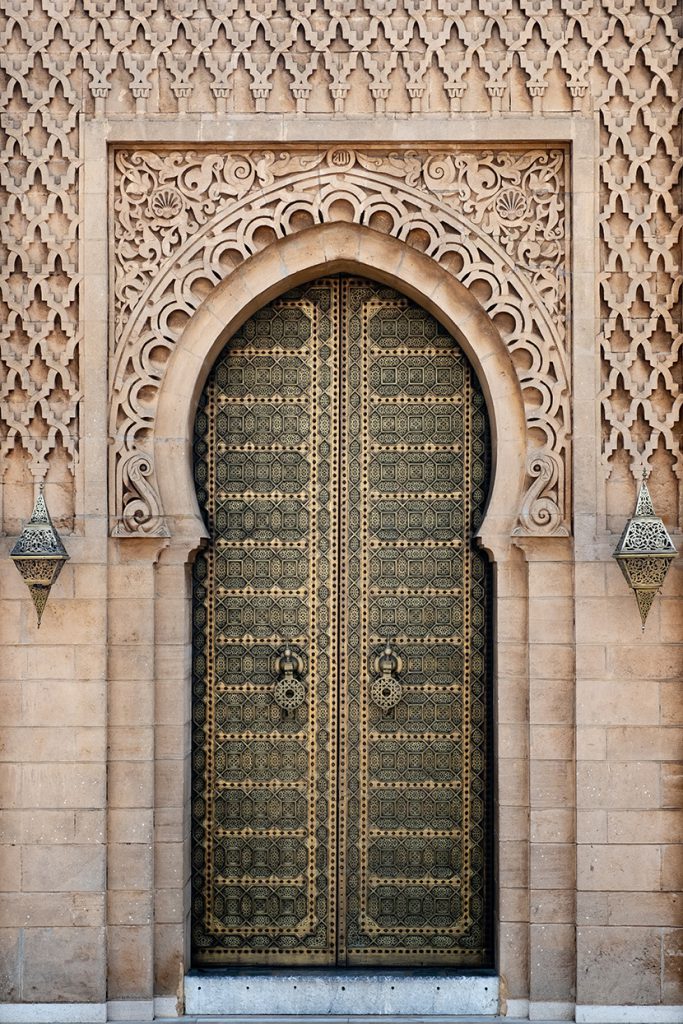 中东风格的古建筑大石门