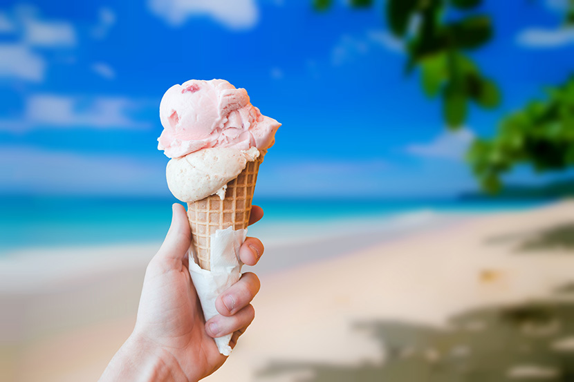 海边的冰淇淋