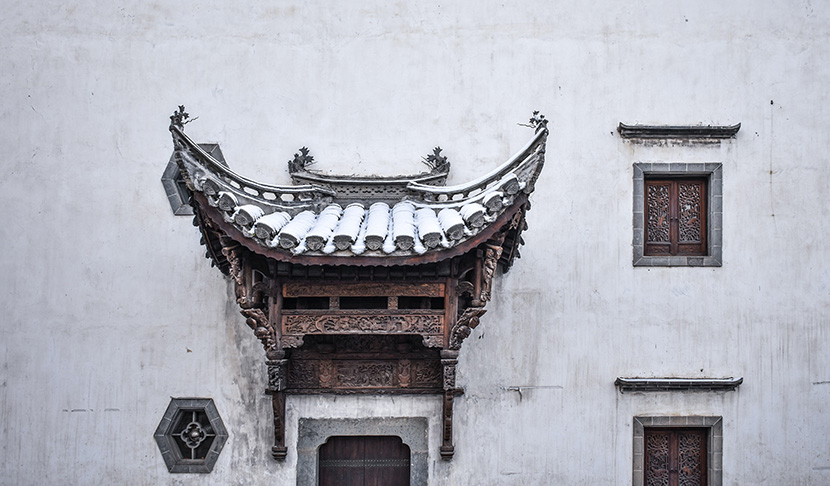 中国古典建筑之美徽派屋檐