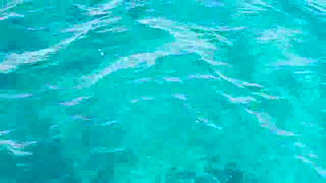 蔚蓝的浅海波浪短视频素材【4K】