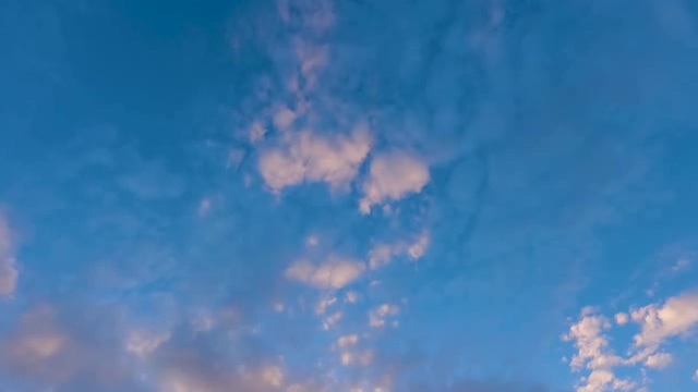 蓝天白云气象万千短视频素材【4K】